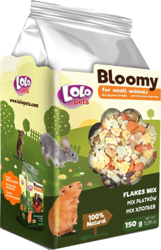 Bloomy Flake-mix, gnaver/Kanin