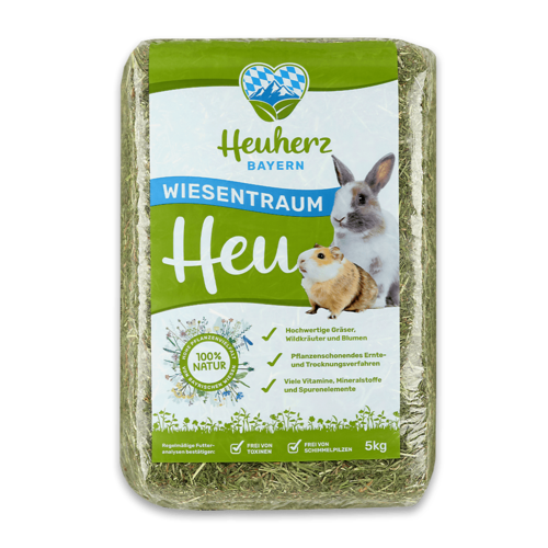 Heuland Heuherz Bayern Økologisk Hø 5 kg