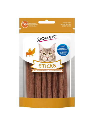 Dokas Sticks m. Kylling & Okselever 30gr