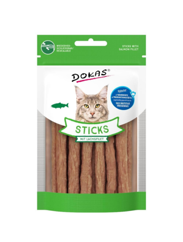 Dokas Sticks m. laksefilet 30gr