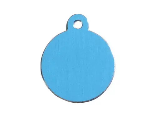 Hundetegn Blå Stor Rund