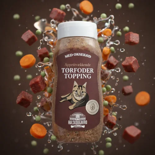 Tørfoder Topping Med Okse Kat