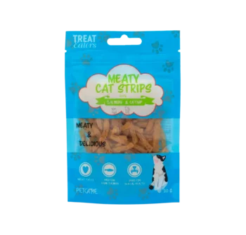 Treateaters Salmon & Catnip strips